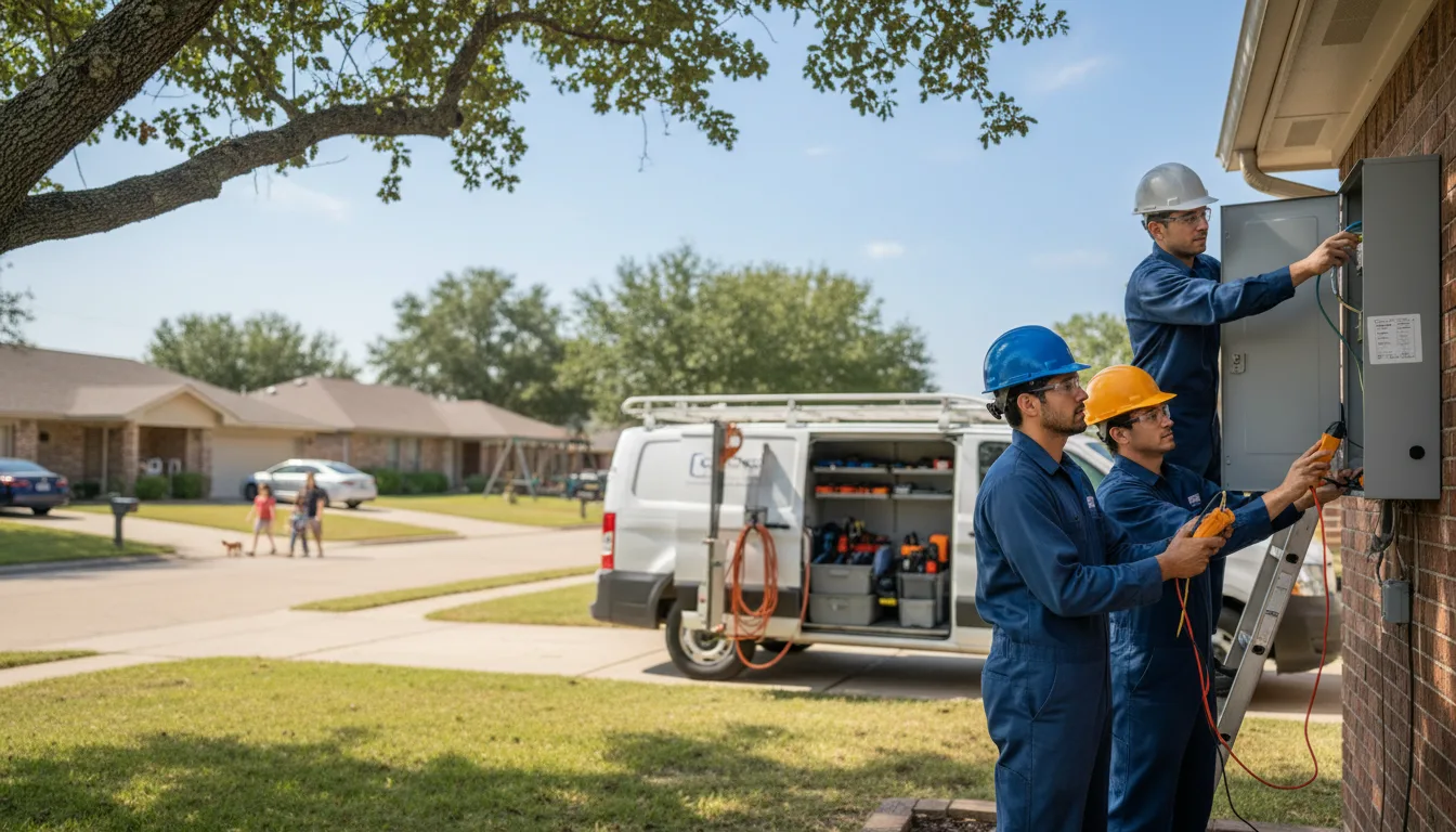 Certified electrician providing emergency electrical services in Ogden, KS